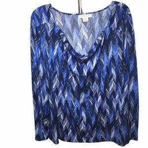 Liz Claiborne Chevron Shirt